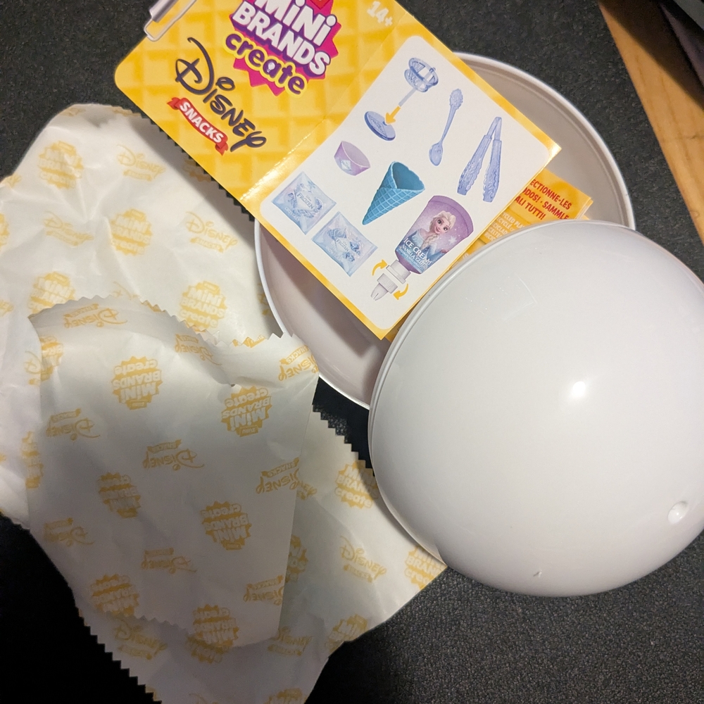 Disney Mini Brands Create White Party Supplies